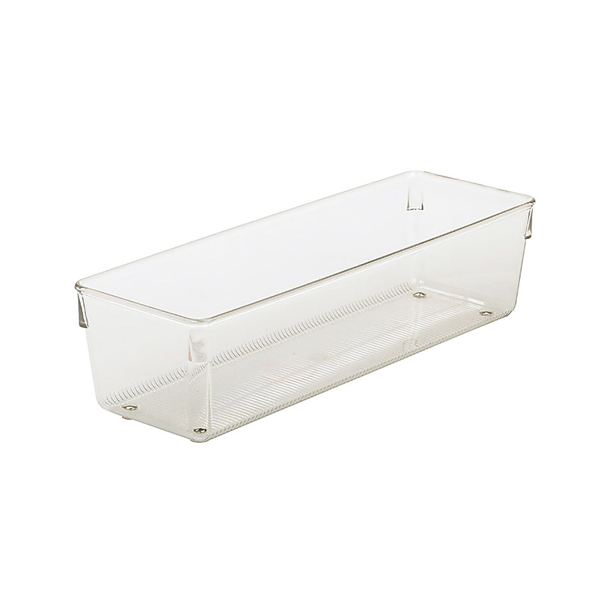 InterDesign - 52930 - Linus 3 in. H x 4 in. W x 12 in. D Plastic Drawer Organizer