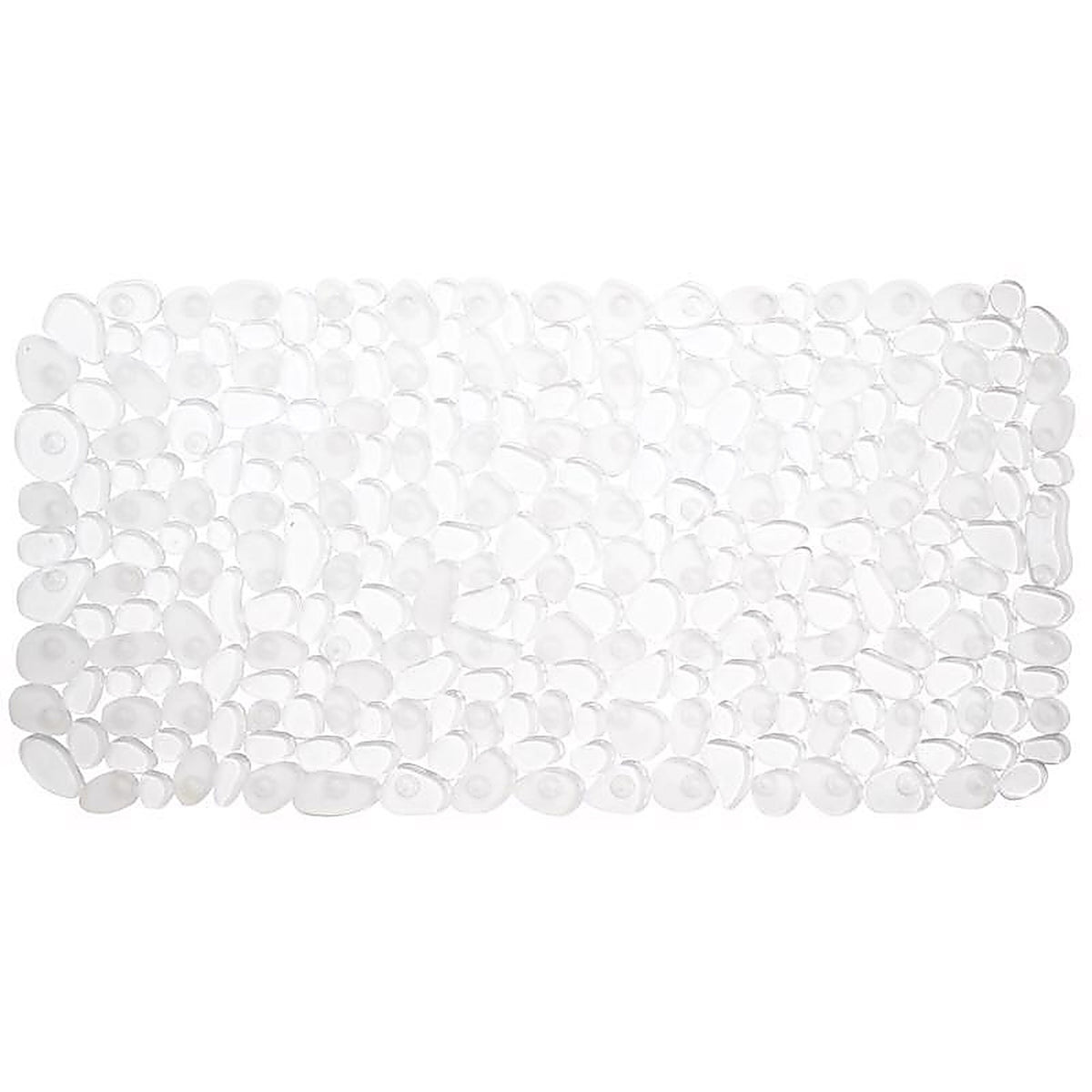 InterDesign - 80010 - 26-1/2 in. L x 13-1/2 in. W Clear Plastic Bath Mat