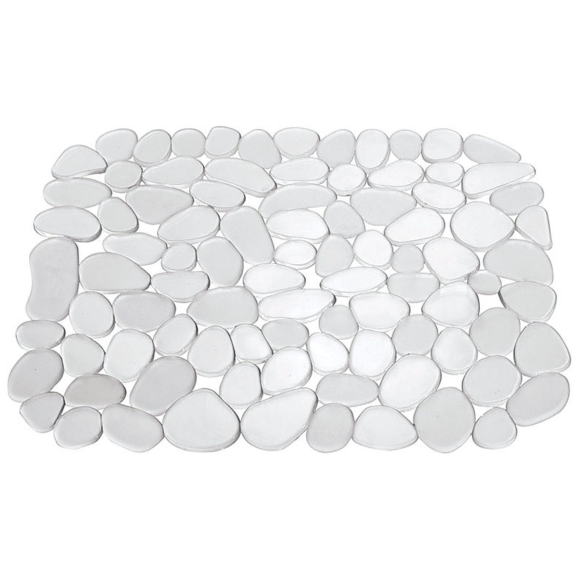 InterDesign - 60060 - 12.3 in. L x 10.8 in. W Clear Plastic Sink Mat
