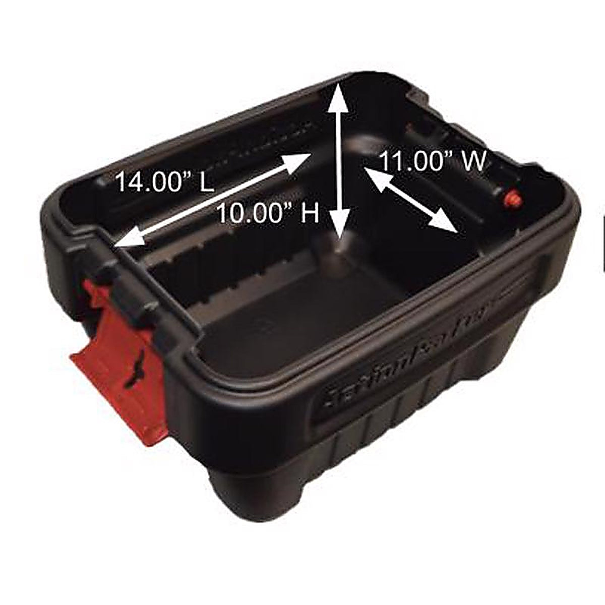 Rubbermaid - RMAP080000 - ActionPacker 8 gal Black Storage Tote 12.1 in. H X 14.1 in. W X 20 in. D Stackable