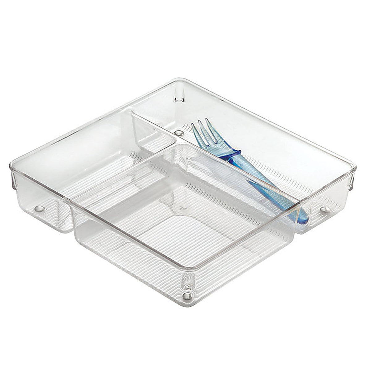 InterDesign - 53530 - Linus 2 in. H x 9 in. W x 9 in. D Plastic Drawer Organizer