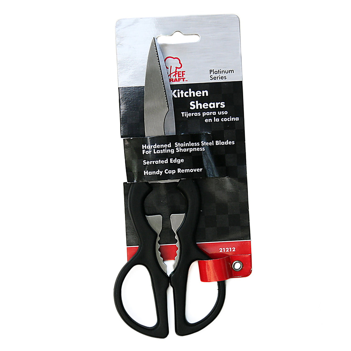 Chef Craft - 21212 - Stainless Steel Kitchen Scissors 1 pc