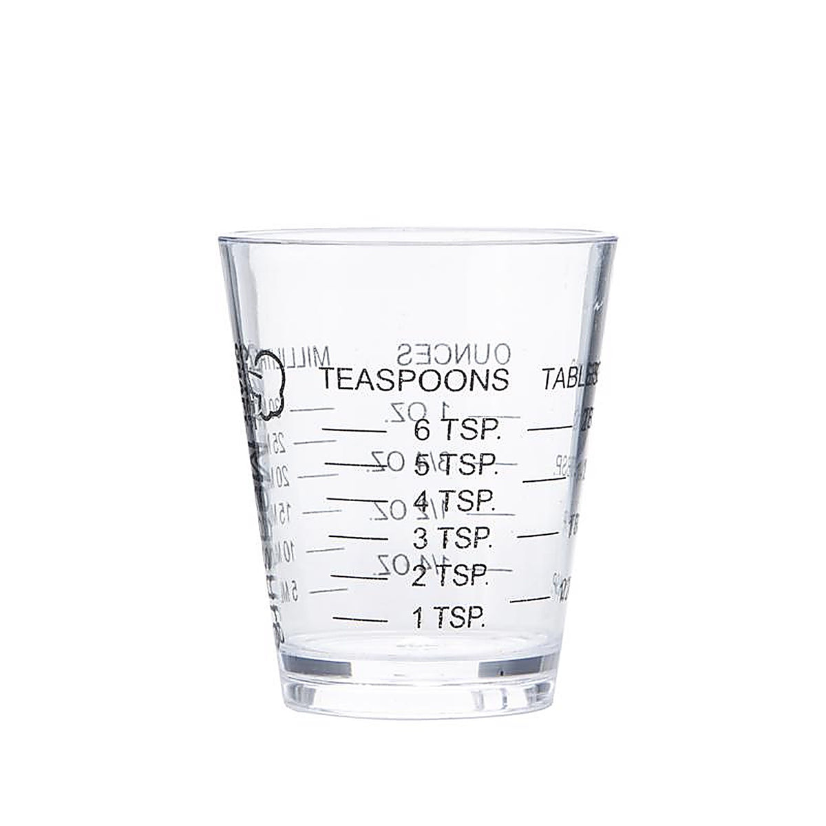 Chef Craft - 21283 - 1/8 cups Plastic Clear Measuring Cup