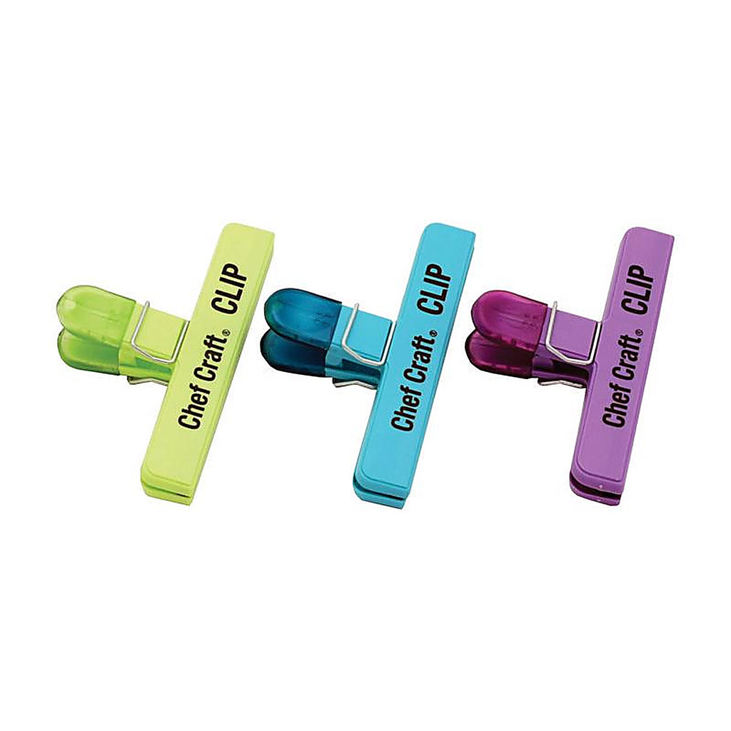 Chef Craft - 21292 - 6 in. L Assorted Colors Plastic Bag Clip