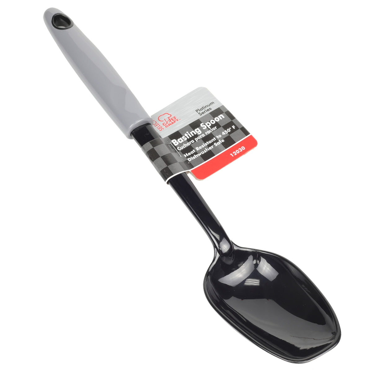 Chef Craft - 12030 - 2-1/2 in. W x 12 in. L Black/Gray Nylon 12 in. Basting Spoon