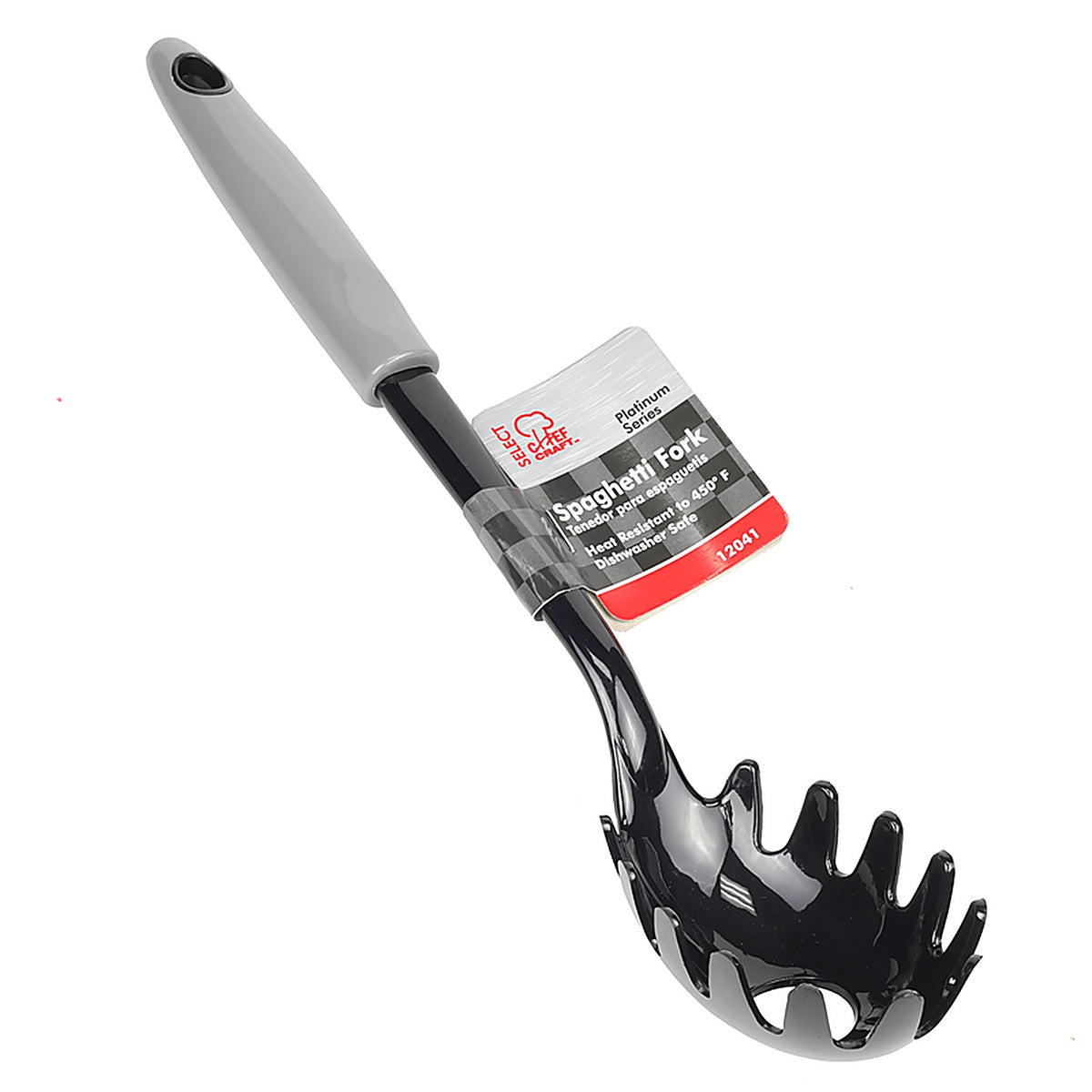 Chef Craft - 12041 - Black/Gray Nylon Spaghetti Fork