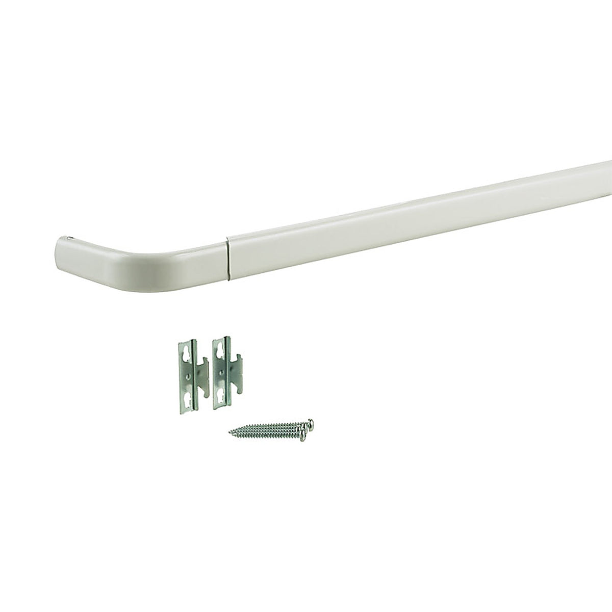 Kenney - KN510 - Enamel White Curtain Rod 18 in. L x 28 in. L