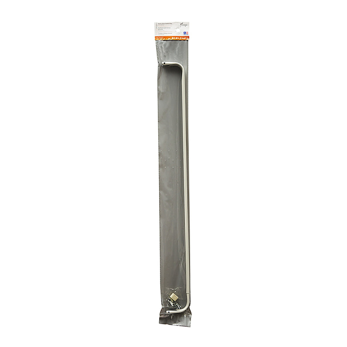 Kenney - KN511 - Enamel White Curtain Rod 28 in. L x 48 in. L