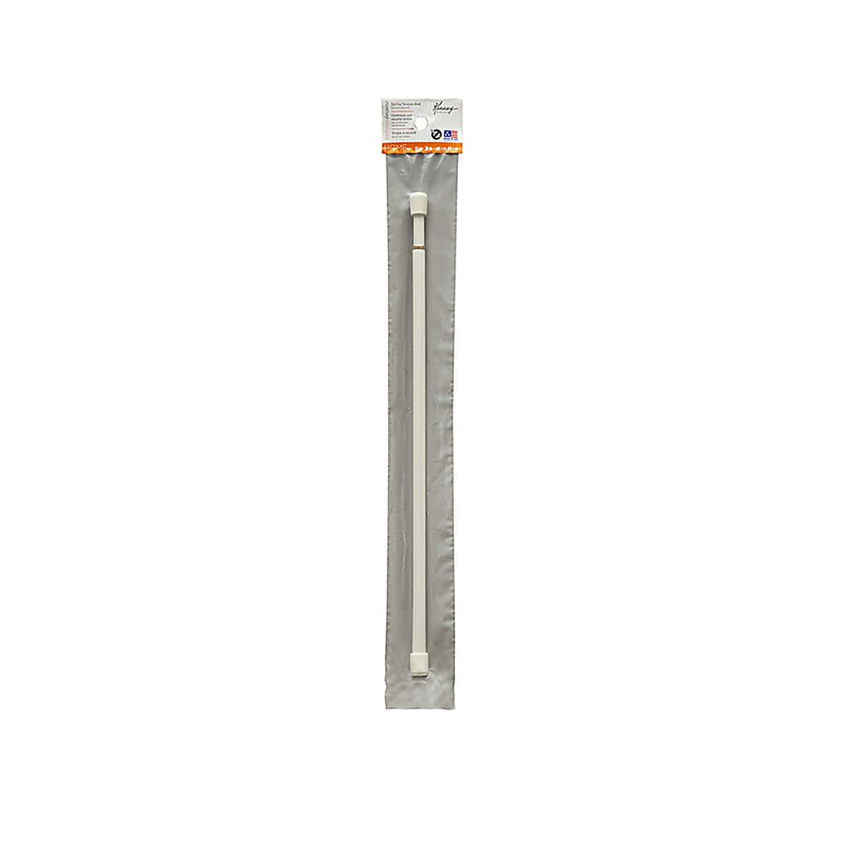 Kenney - KN630/1 - Enamel White Tension Rod 18 in. L x 28 in. L