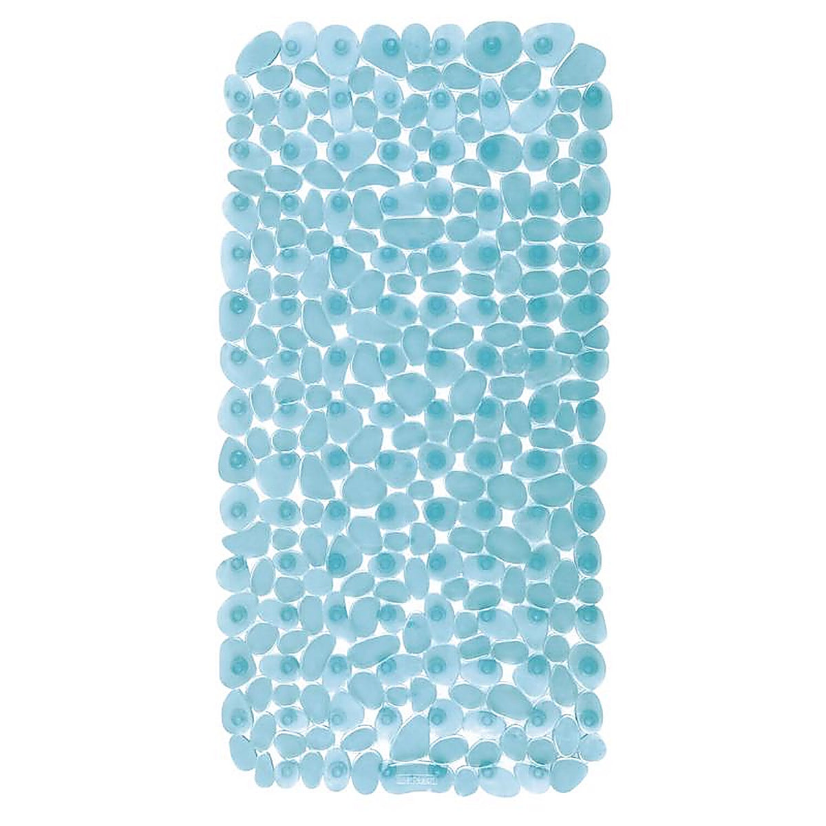 InterDesign - 80011 - 26-1/2 in. L x 13-1/2 in. W Blue Vinyl Bath Mat