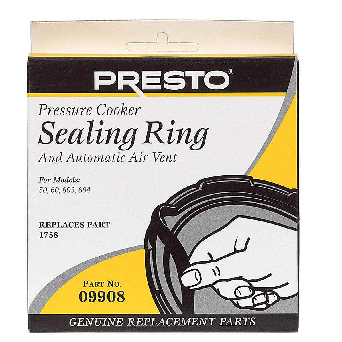 Presto - 09908 - Rubber Pressure Cooker Sealing Ring 3 qt