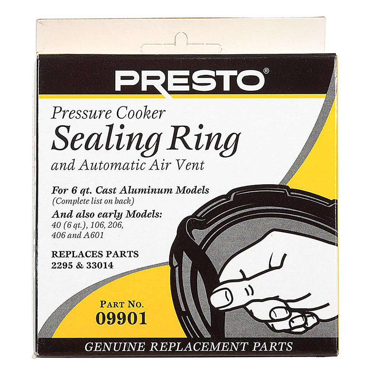 Presto - 09901 - Rubber Pressure Cooker Sealing Ring 6 qt