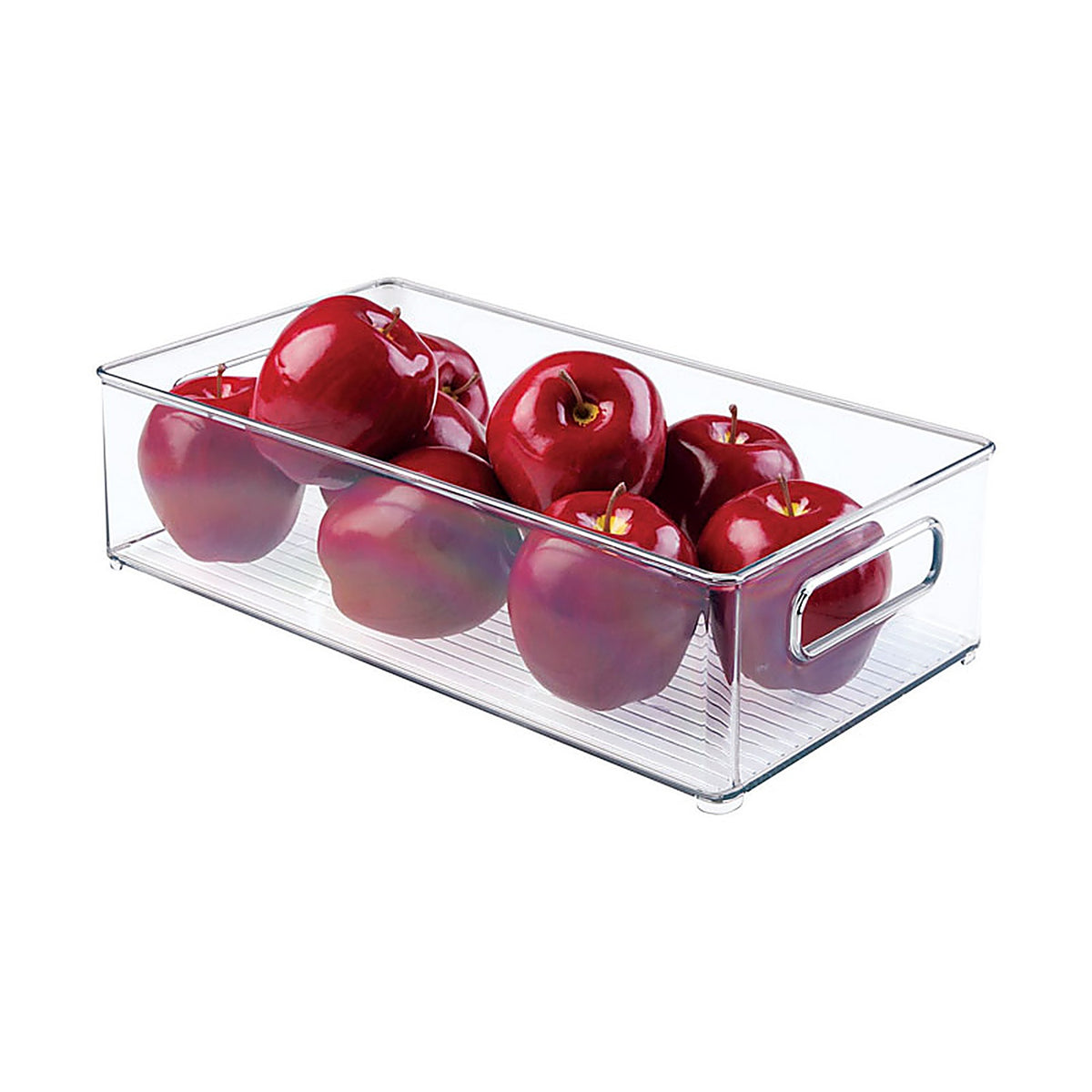 InterDesign - 70530 - 4 in. H x 8 in. W x 14.5 in. D Stackable Storage Bin
