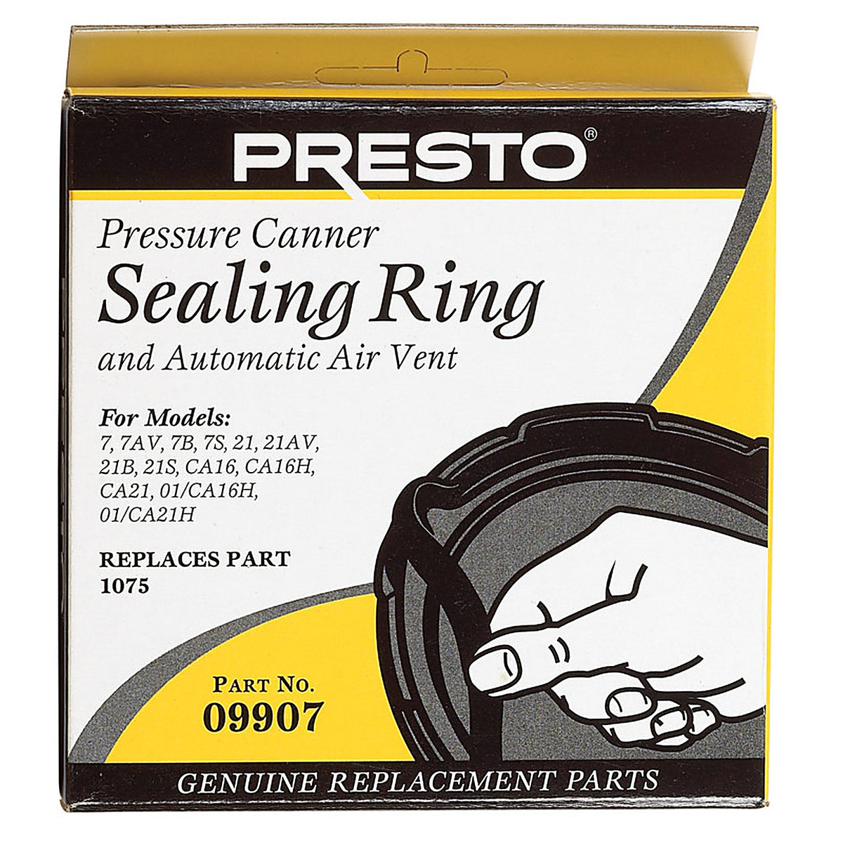 Presto - 09907 - Rubber Pressure Cooker Sealing Ring 21 qt