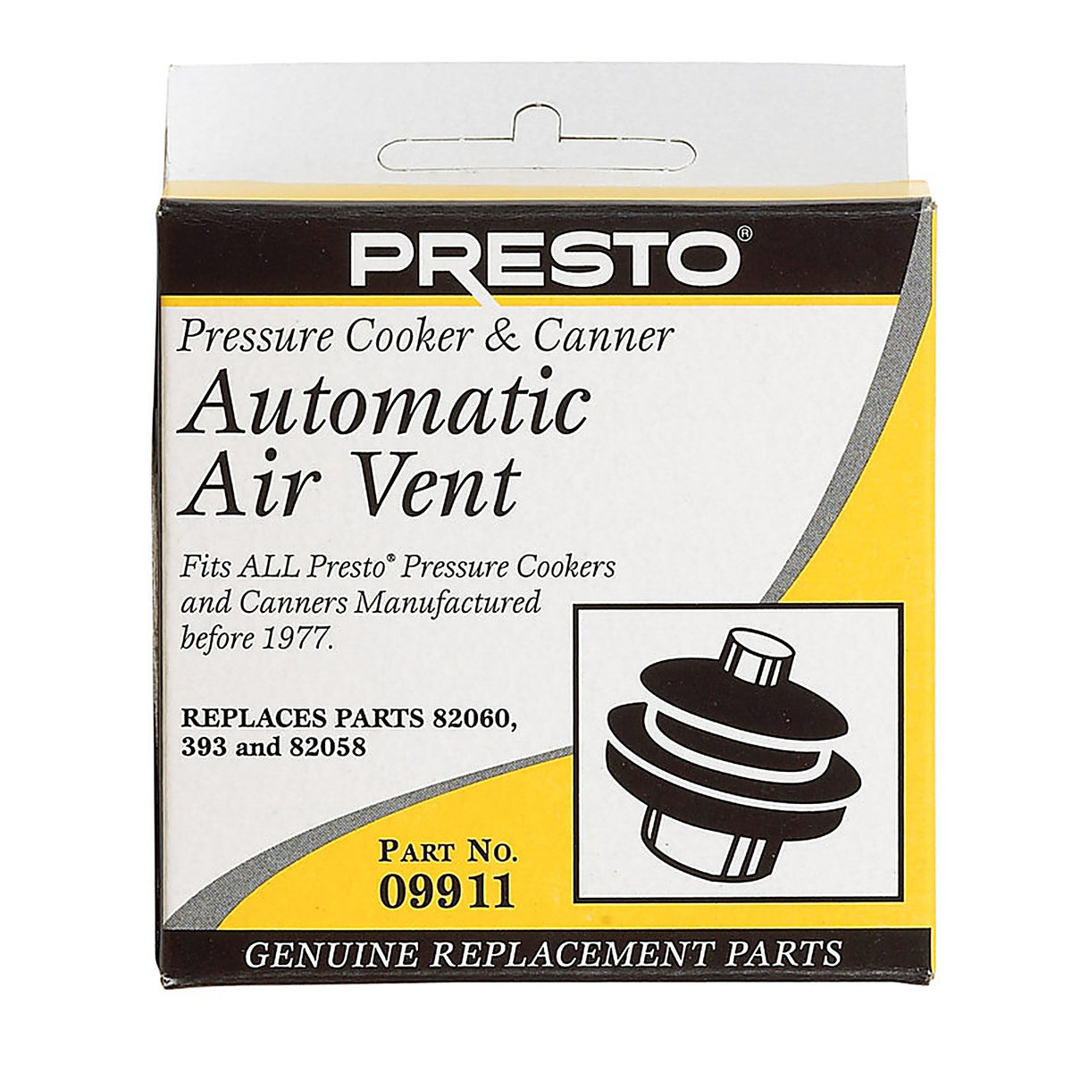 Presto - 09911 - Rubber Pressure Cooker Automatic Air Vent