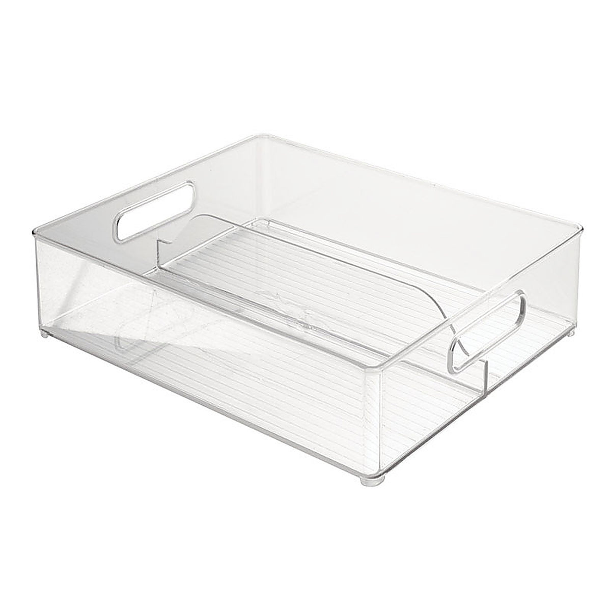 InterDesign - 70630 - 4 in. H x 12 in. W x 14.5 in. D Stackable Storage Bin