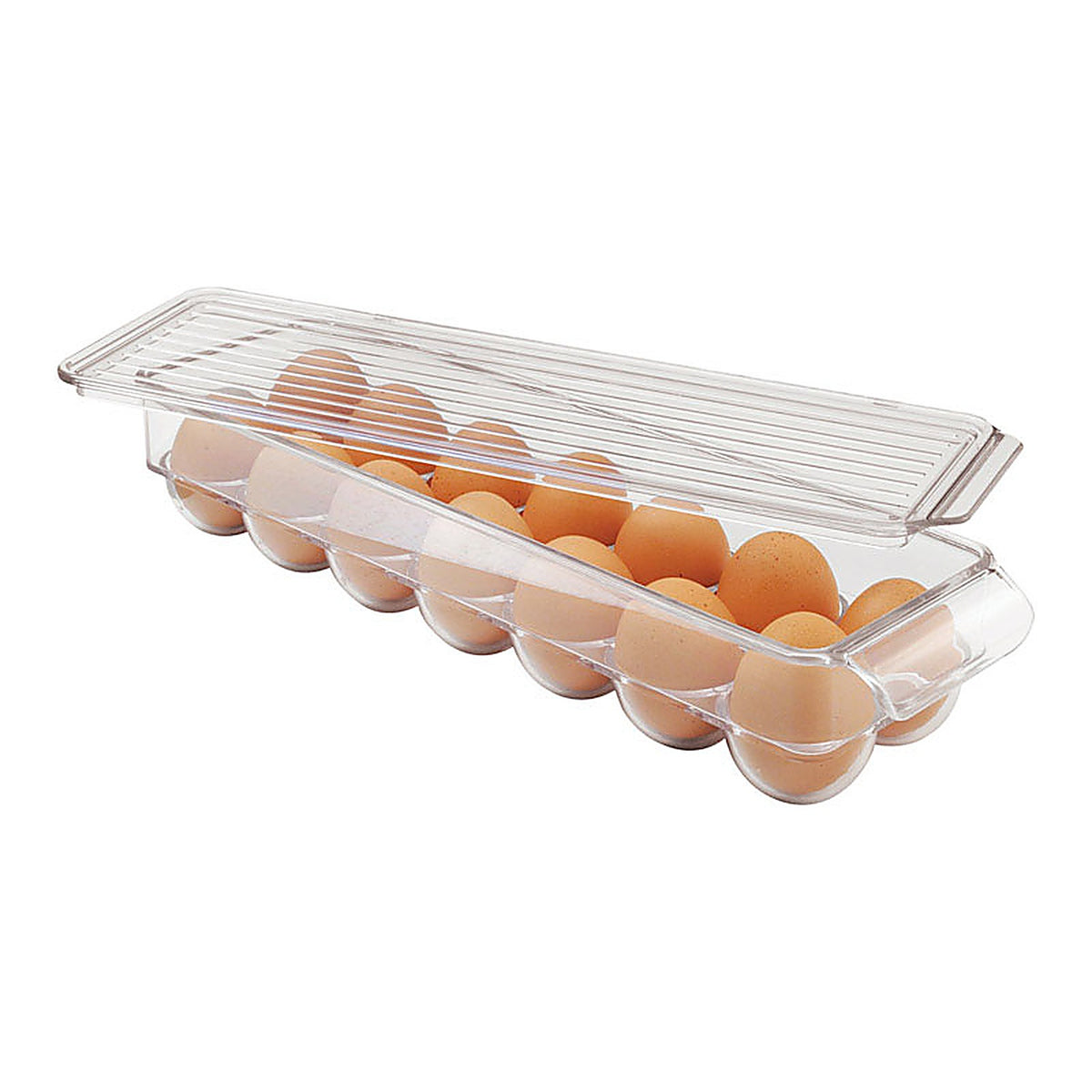 InterDesign - 70730 - 3 in. H x 14.5 in. D Plastic Egg Holder