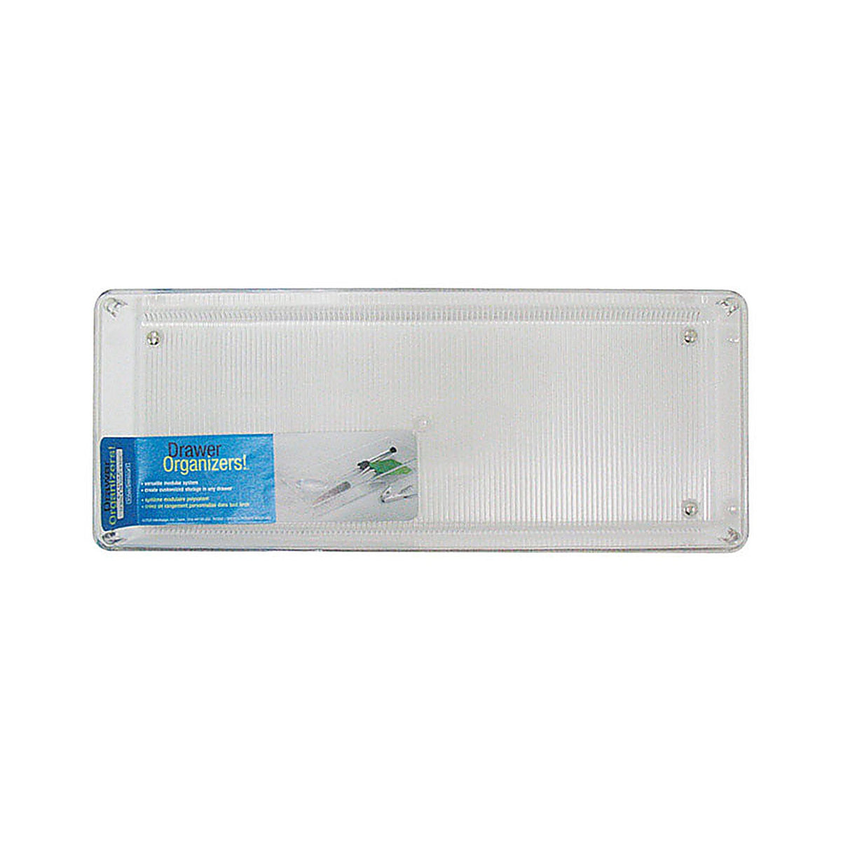 InterDesign - 52660 - Linus 2 in. H x 6 in. W x 15 in. D Plastic Drawer Organizer