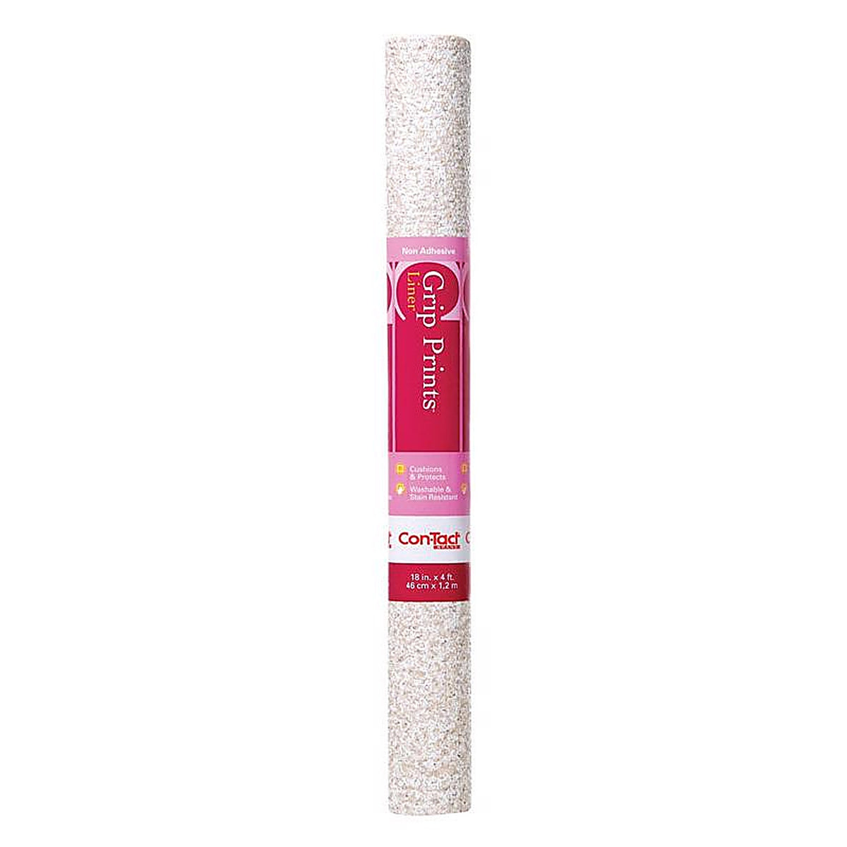 Con-Tact - 04F-C7H46-06 - Grip Prints 4 ft. L x 18 in. W Beige Granite Non-Adhesive Shelf Liner