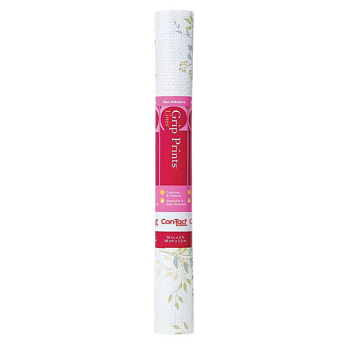 Con-Tact - 04F-C7HT6-06 - Grip Prints 4 ft. L x 18 in. W Aspen Aloe Non-Adhesive Shelf Liner