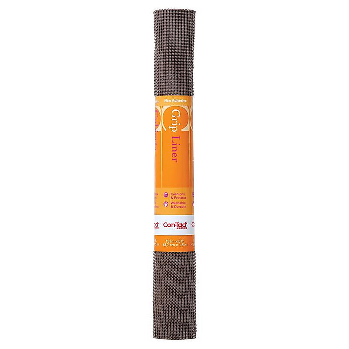 Con-Tact - 05F-C7K1B-06 - Beaded Grip 5 ft. L x 18 in. W Chocolate Non-Adhesive Shelf Liner
