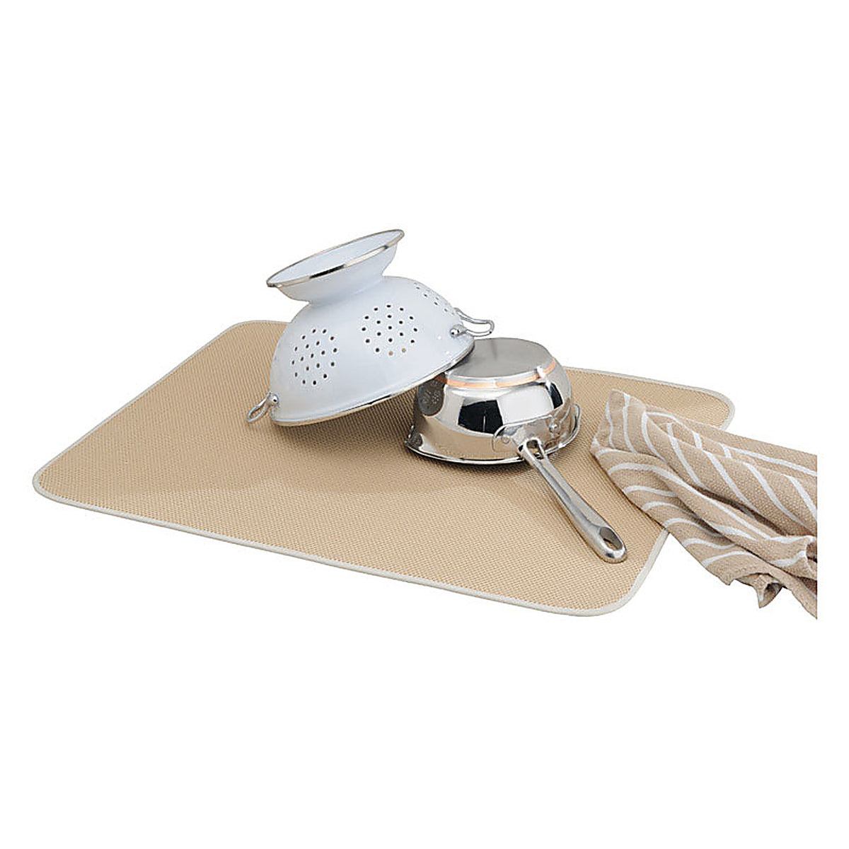 InterDesign - 41240 - IDry 18 in. L x 16 in. W x 0.5 in. H Microfiber Drying Mat