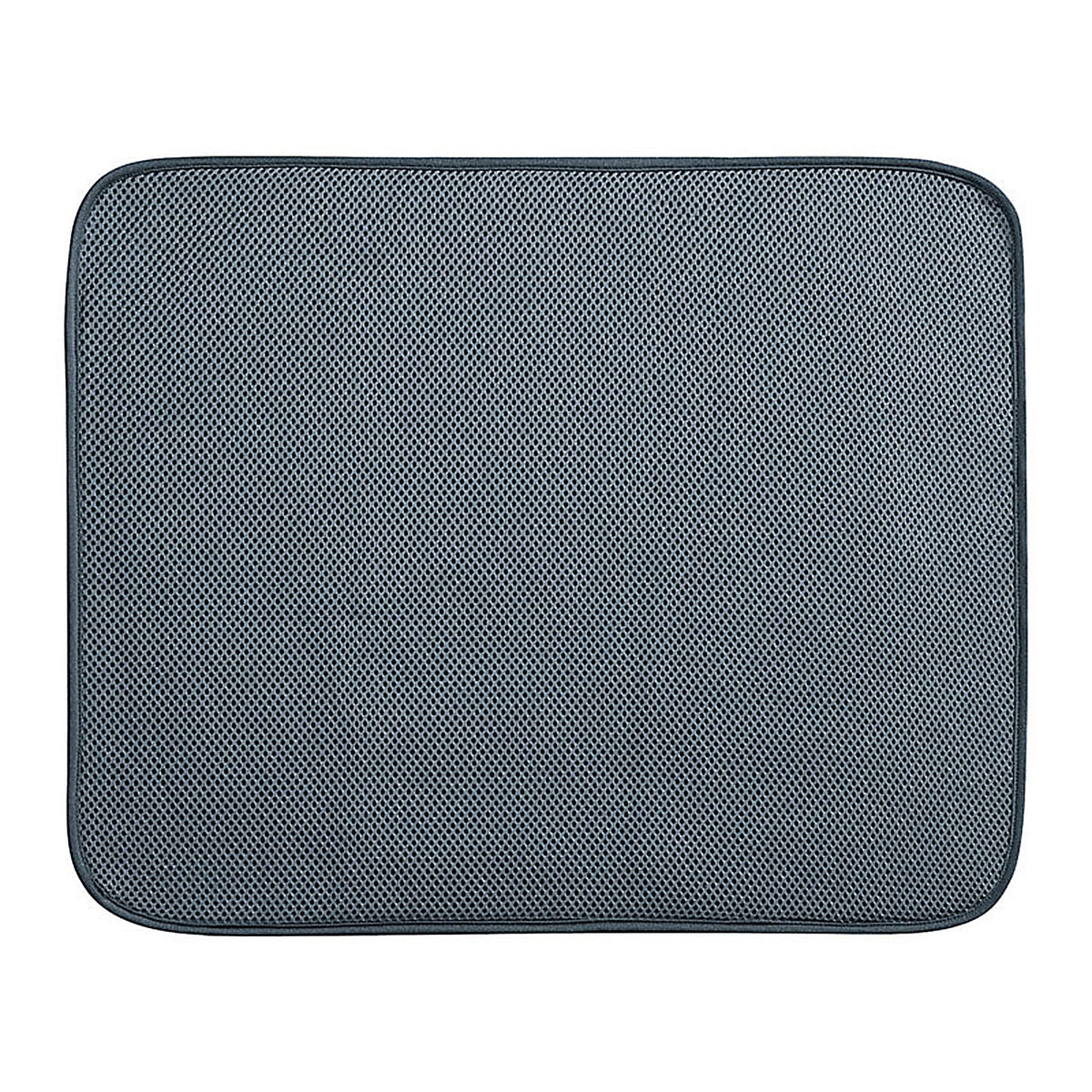 InterDesign - 41241 - 16 in. W x 18 in. L Pewter Microfiber Drying Mat