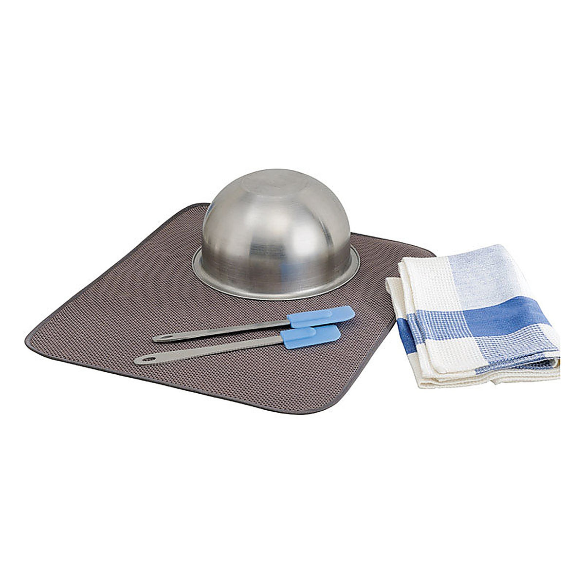 InterDesign - 41243 - IDry 18 in. L x 16 in. W x 0.5 in. H Microfiber Drying Mat