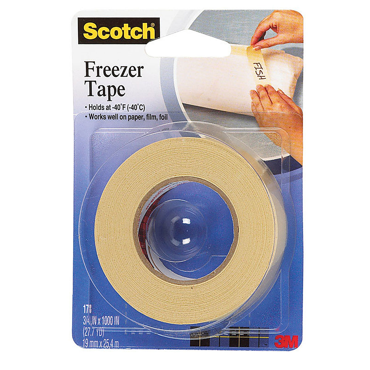 3M - 178 - Scotch Scotch Tan Freezer Tape - 1/Pack