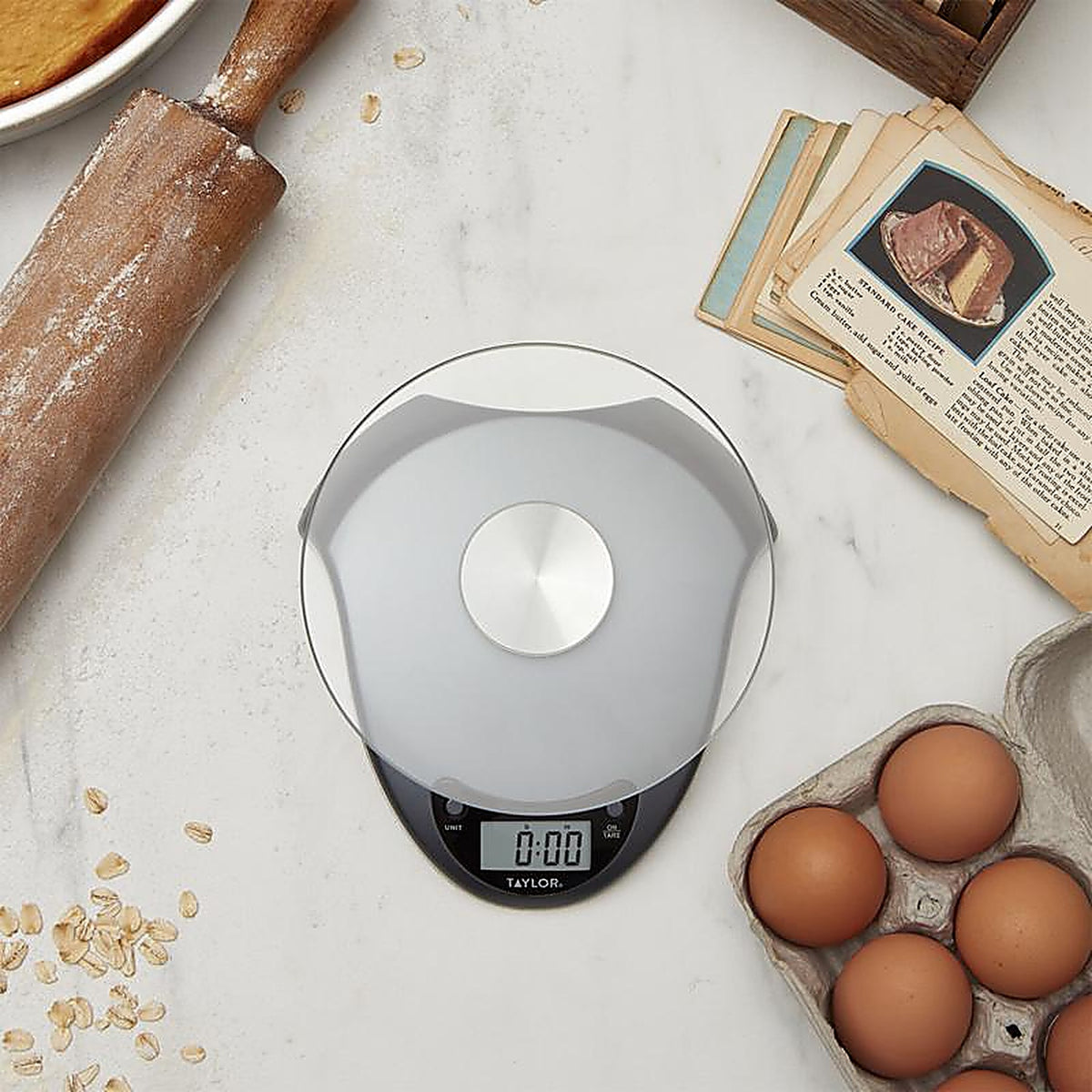Taylor - 3831S - Silver Digital Food Scale 6.6 lb.