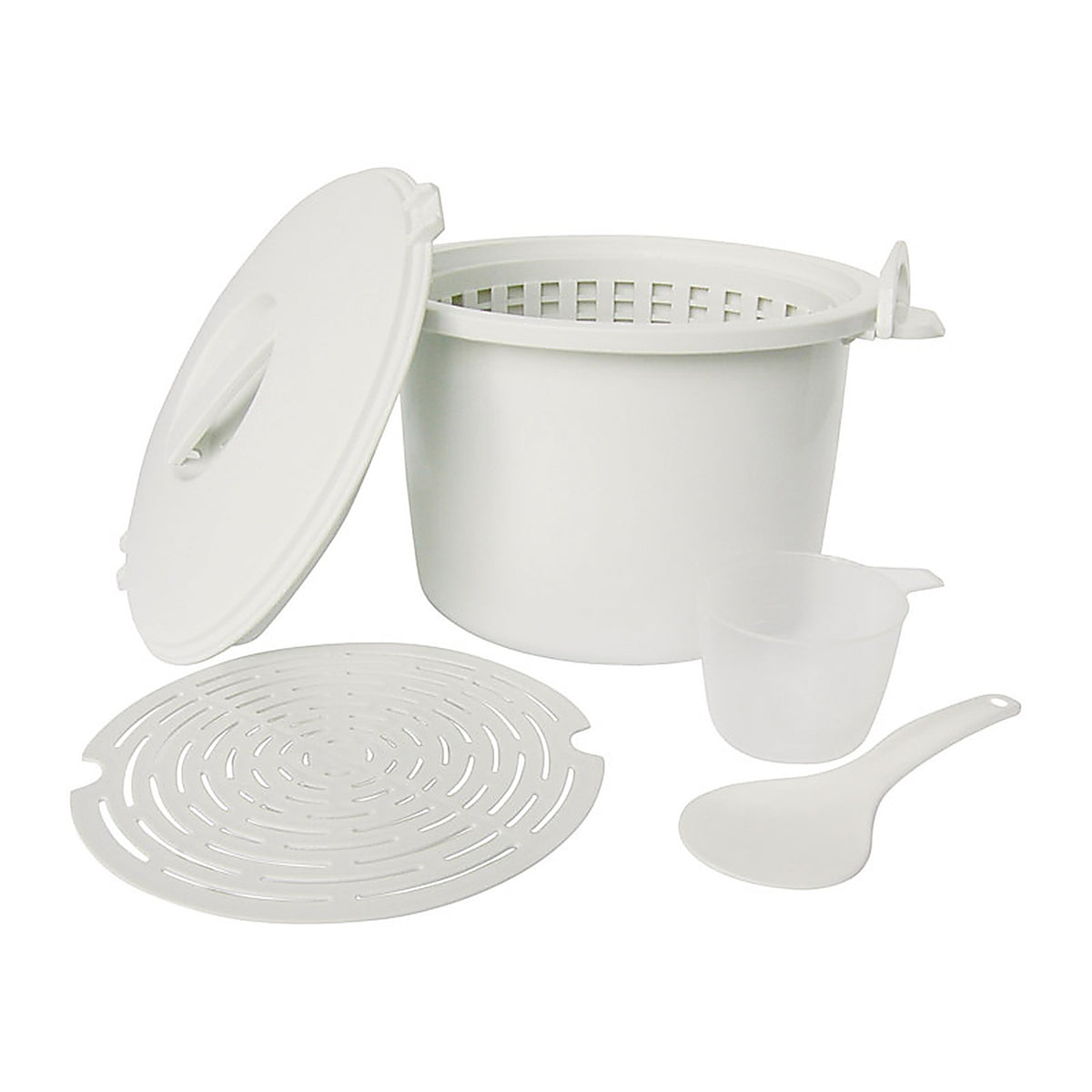 Bene Casa - BC-14840 - White Plastic Steamer 12 cups