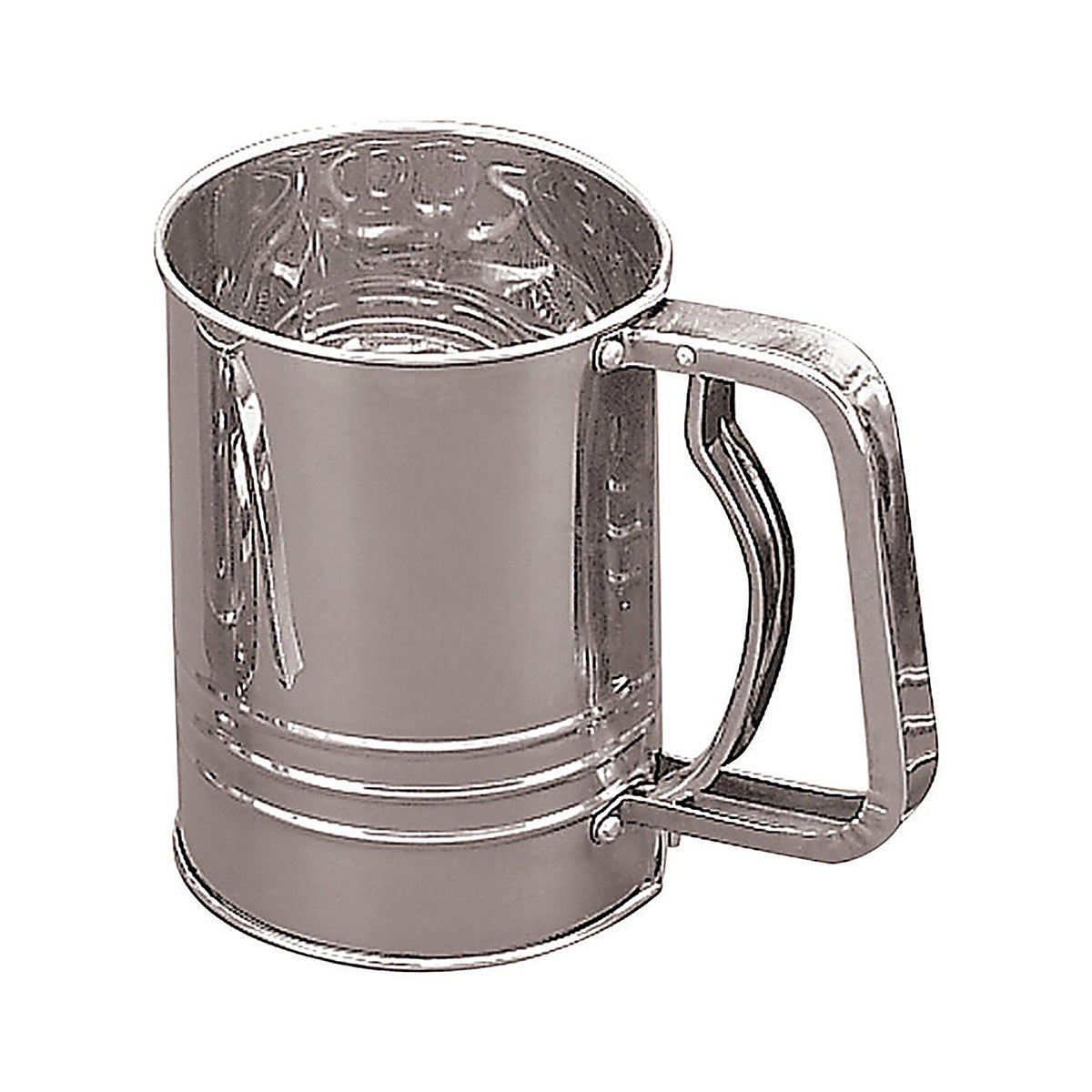 Fox Run - 4653 - 4 in. W Silver Stainless Steel Flour Sifter