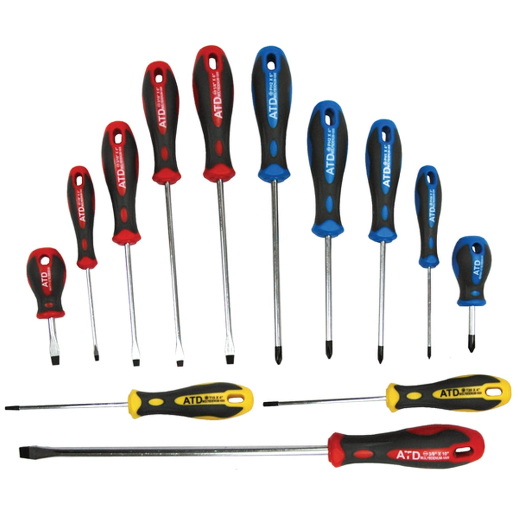 ATD - 6255 - SAE Screwdriver Set, 13 pc.