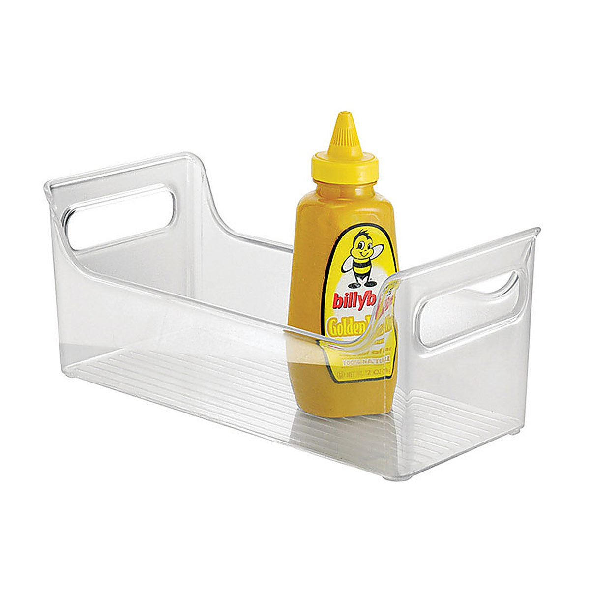InterDesign - 72530 - 5-1/2 in. W x 11-5/16 in. L Clear Plastic Refrigerator Storage Caddy