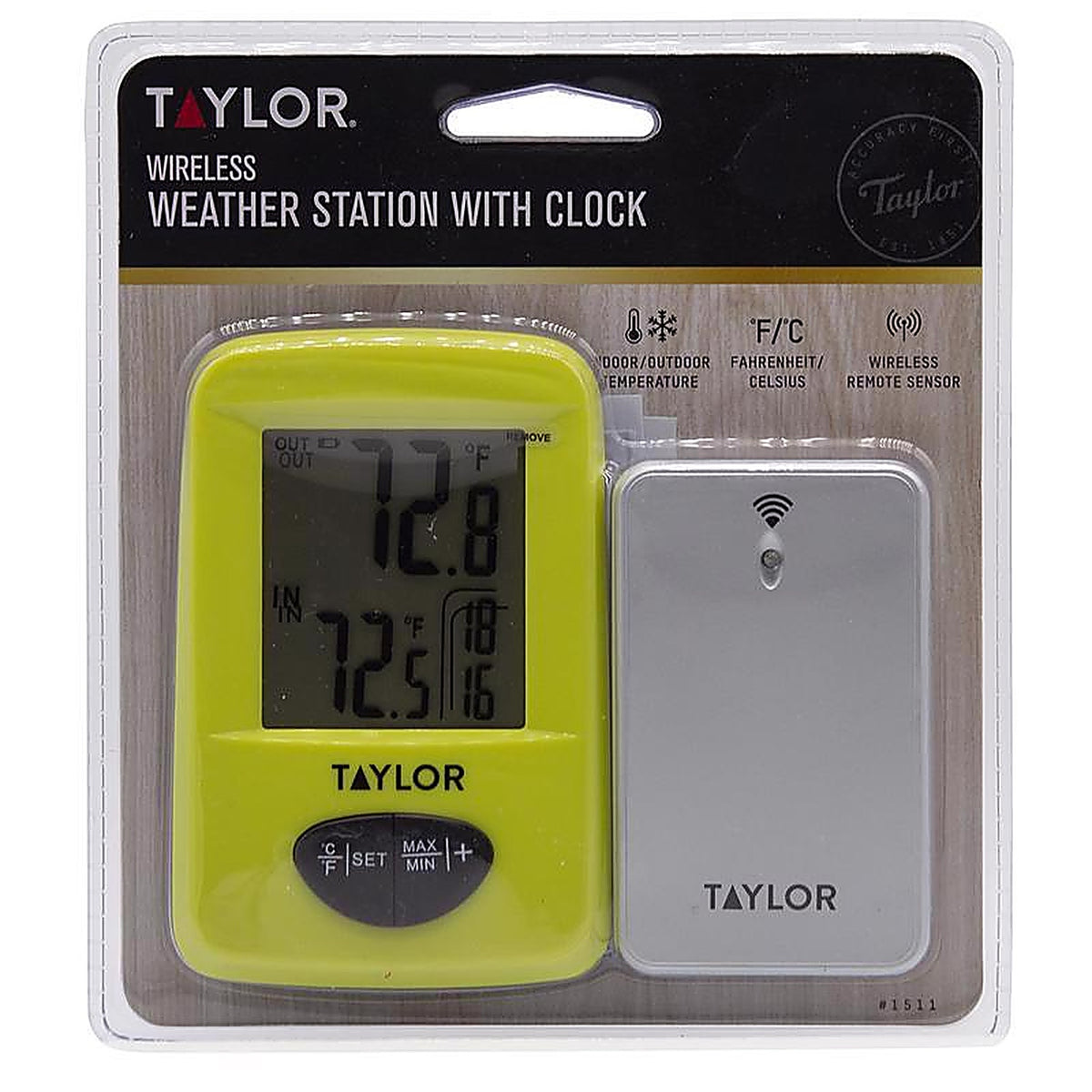 Taylor - 1511AST1 - Digital Thermometer Plastic Assorted