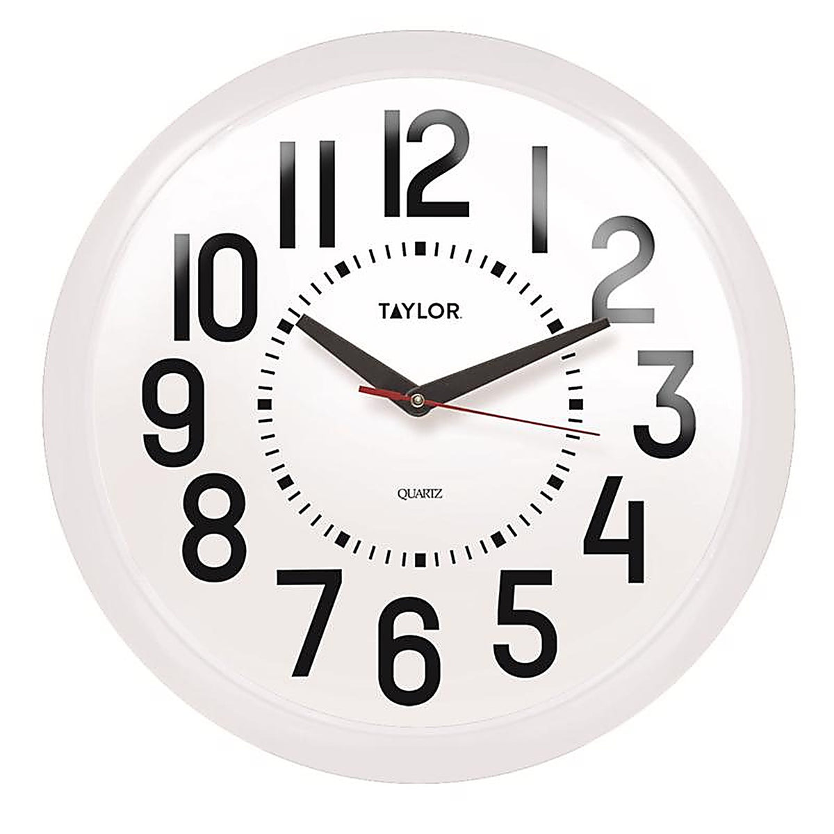 Taylor - 6760 - Casual Outdoor Clock Resin White