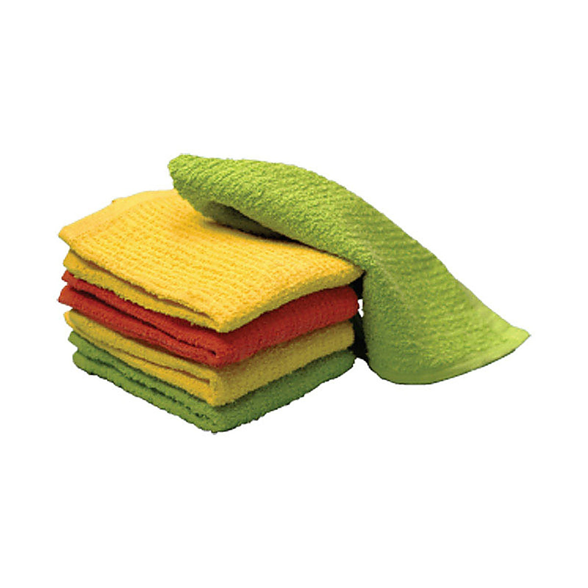 Ritz - 10021 - Warm Assorted Cotton Solid Bar Mop Dish Cloth 5 pk