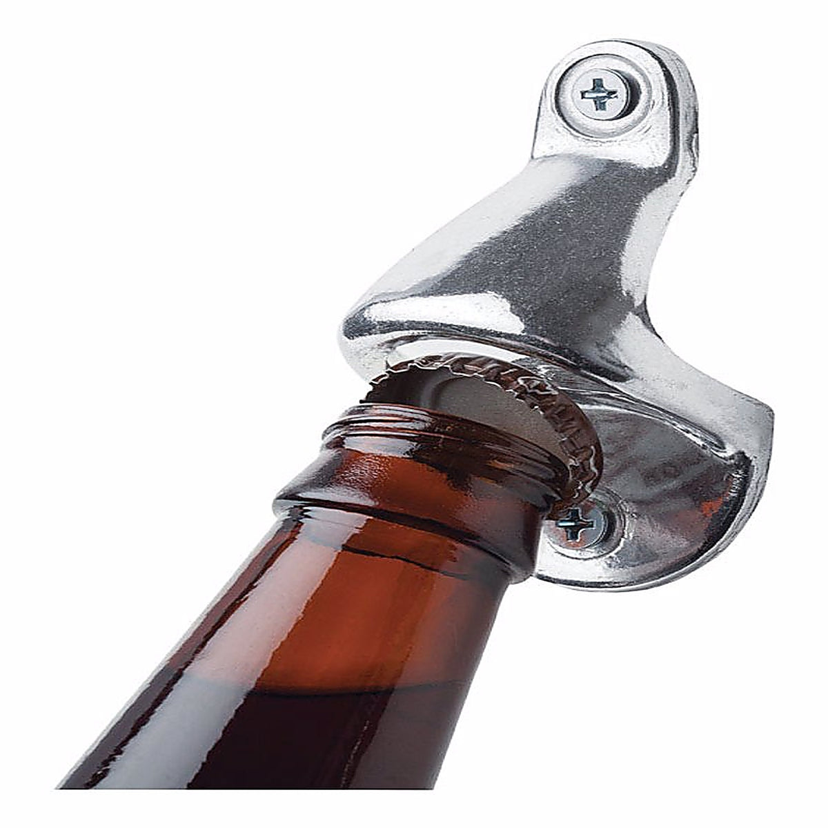 Harold Import - 43742 - Silver Metal Manual Bottle Opener