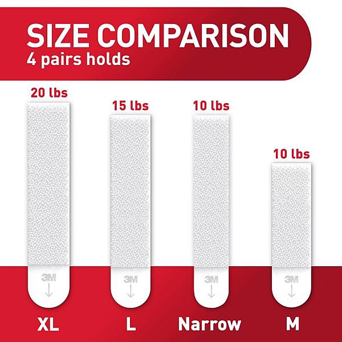3M - 17207-ES - Command White Foam - 8/Pack Picture Hanging Strips