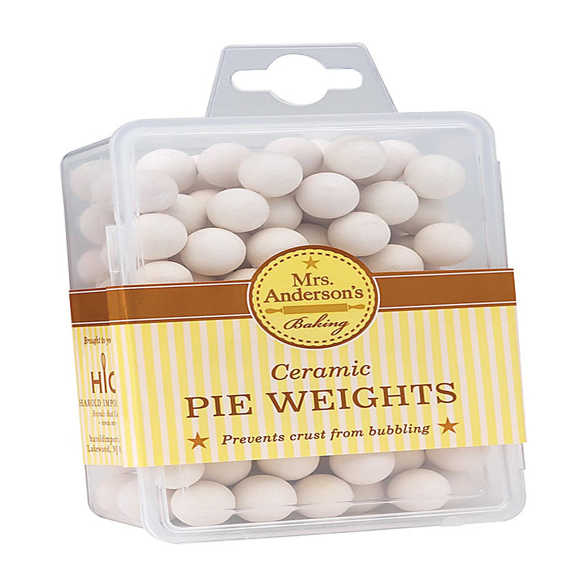 Harold Import - 108 - White Ceramic Baking Pie Weights