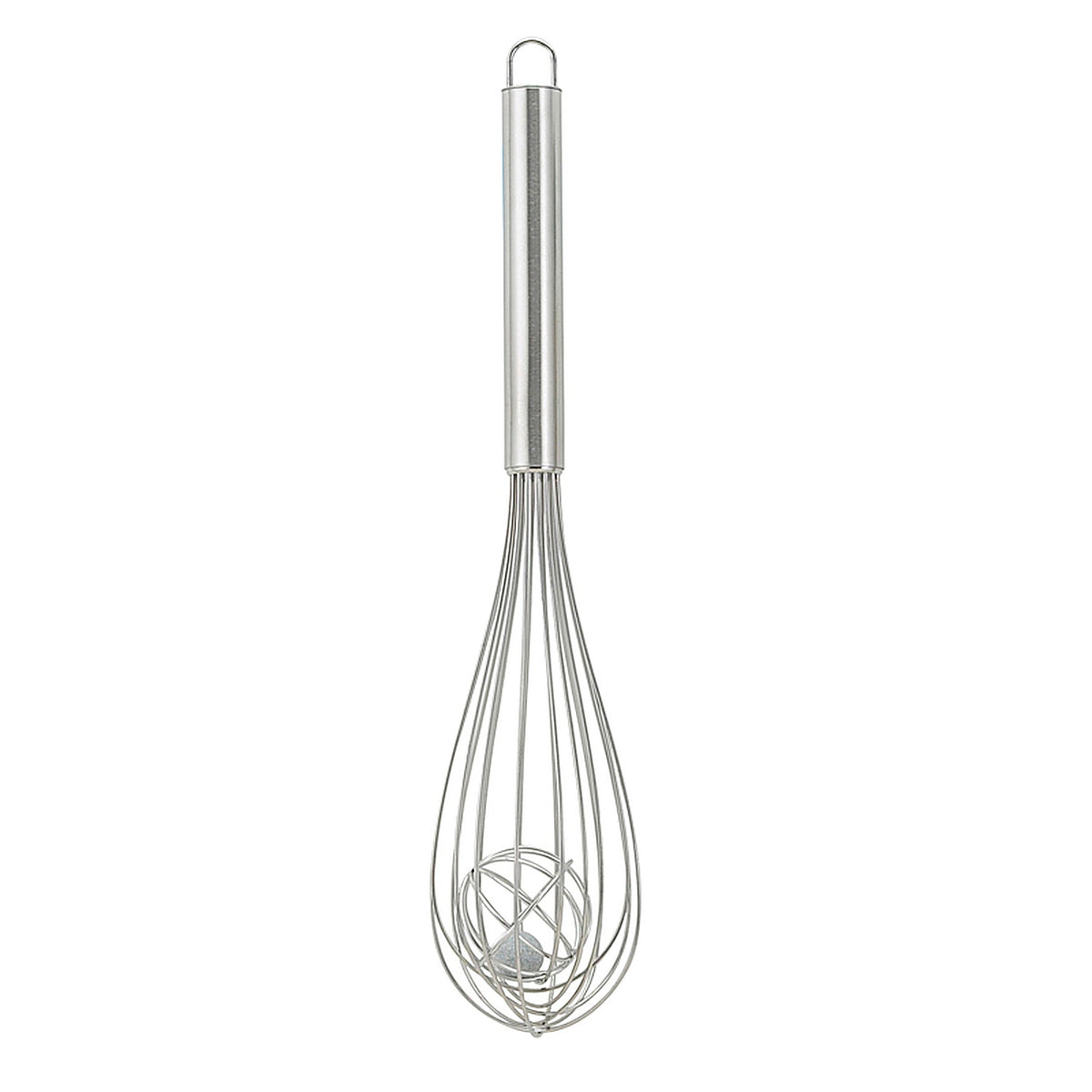 Harold Import - 42166 - Mrs. Anderson's 3 in. W x 12 in. L Silver Stainless Steel Balloon Wisk w/Center Ball