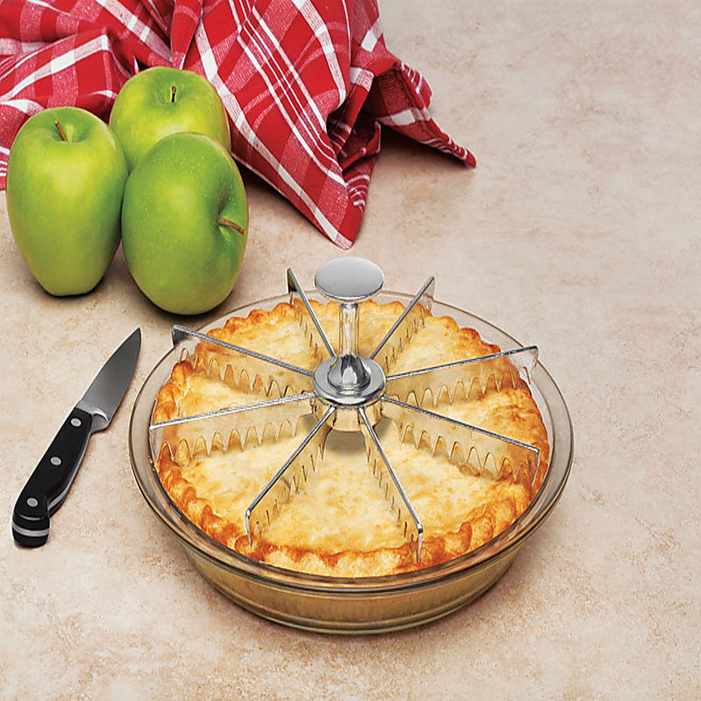 Harold Import - 43743 - 4 in. W x 8 in. L Silver Stainless Steel Pie Cutter