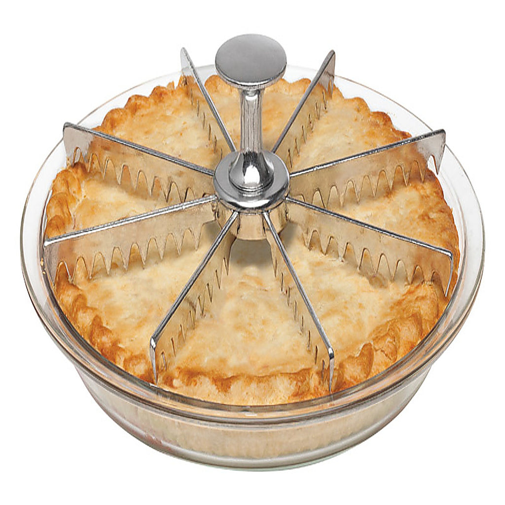 Harold Import - 43743 - 4 in. W x 8 in. L Silver Stainless Steel Pie Cutter
