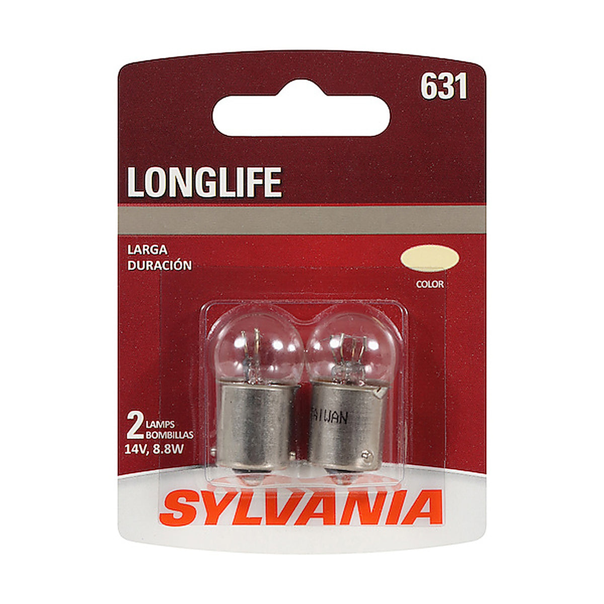 Sylvania - 631LLBP2 - 631 Long Life Mini Bulb, 2 Pack