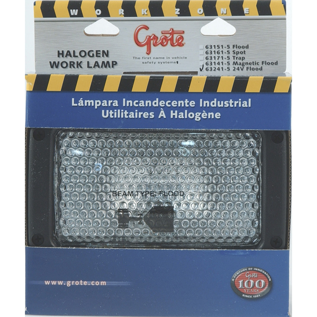 Grote - 63241-5 - Clear Rectangular Halogen Flood Lamp