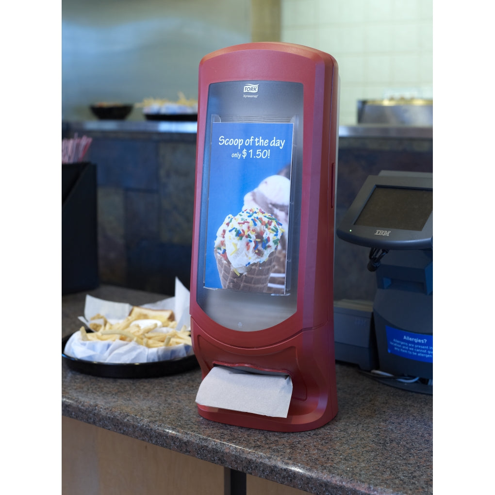 Tork - 6336000 - Xpressnap Signature Stand Napkin Dispenser - Red