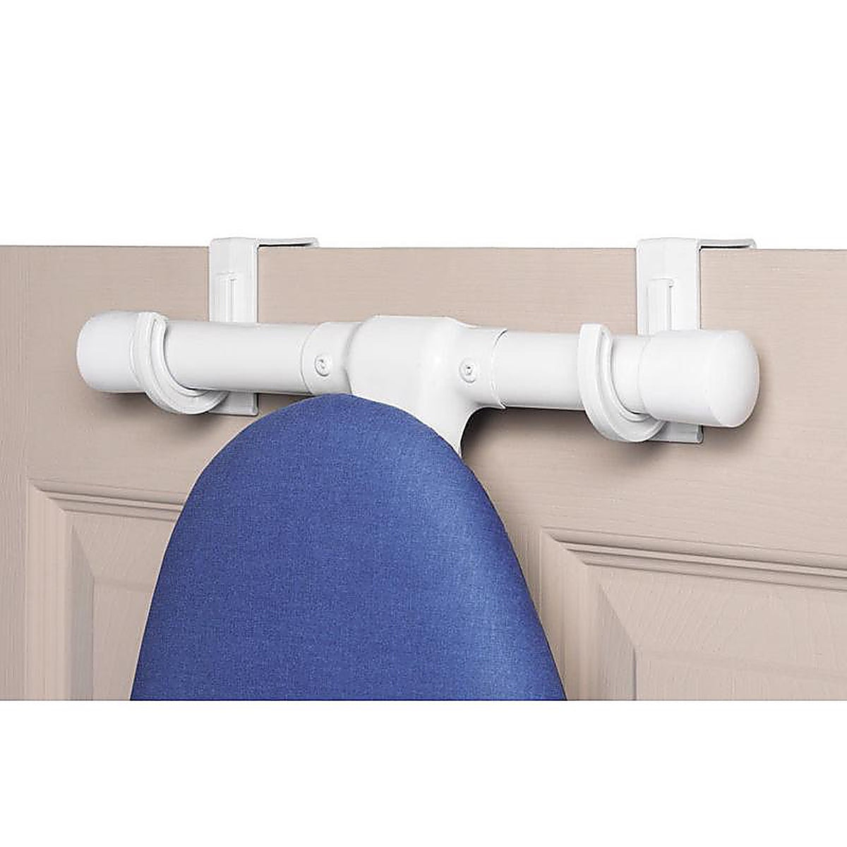 Whitmor - 6387-2701 - 3 in. L White Plastic Ironing Board Hooks 10 lb. cap. 2 pk