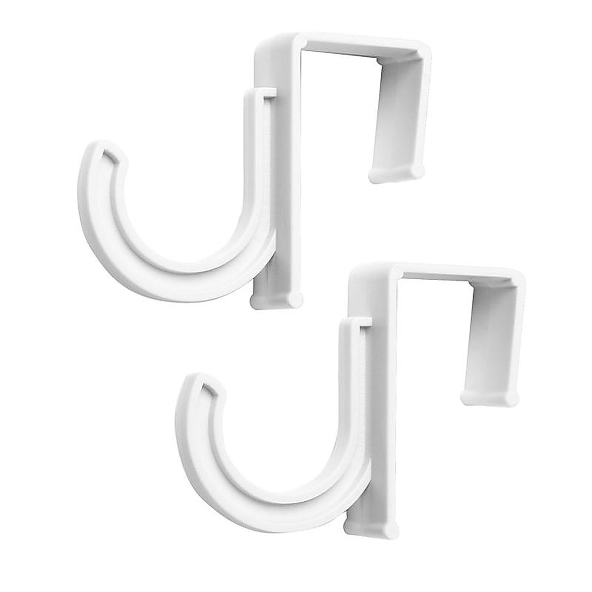 Whitmor - 6387-2701 - 3 in. L White Plastic Ironing Board Hooks 10 lb. cap. 2 pk