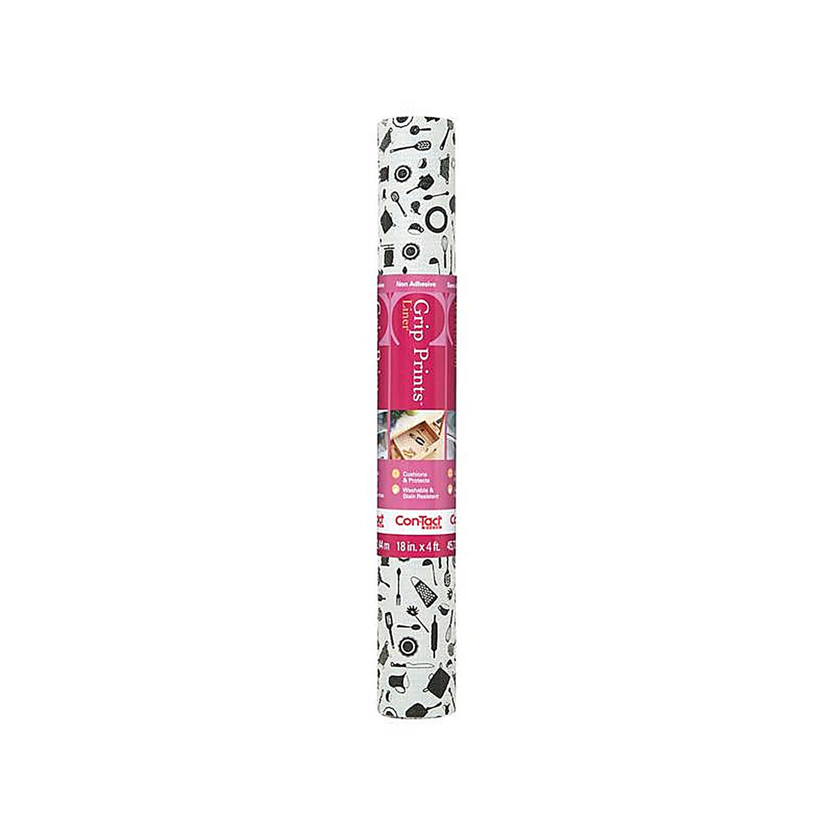 Con-Tact - 04F-C7HV6-06 - Grip Prints 4 ft. L x 18 in. W Cucina Non-Adhesive Shelf Liner