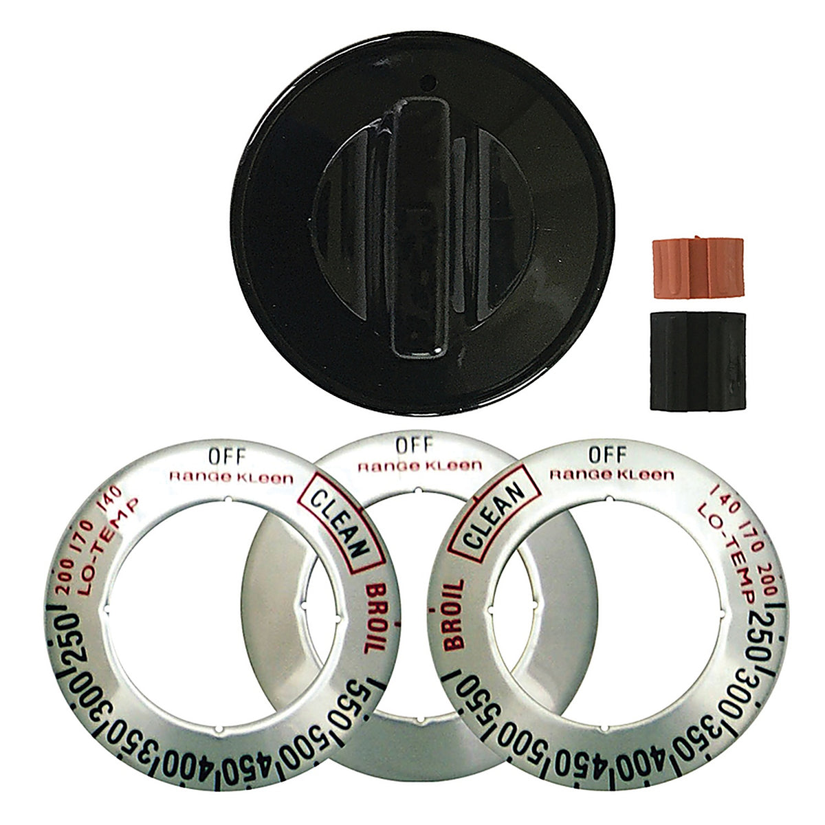 Range Kleen - 8211 - Plastic Replacement Knob Kit